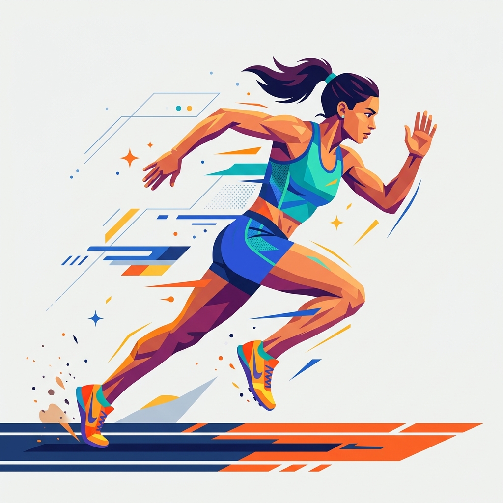 Runner Illustration
